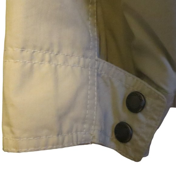 London Fog Men's Lightweight Jacket Ivory With Navy Blue Color Size Large Reg - Picture 6 of 10